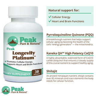 Peak Longevity Platinum™ Supplement