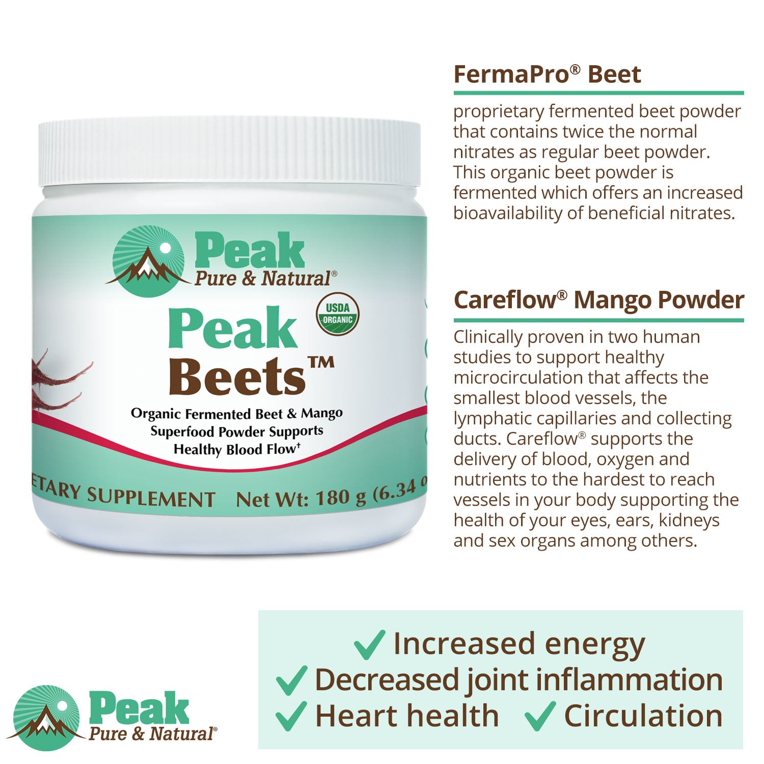 Peak Beets™ Powder | Peak Pure & Natural