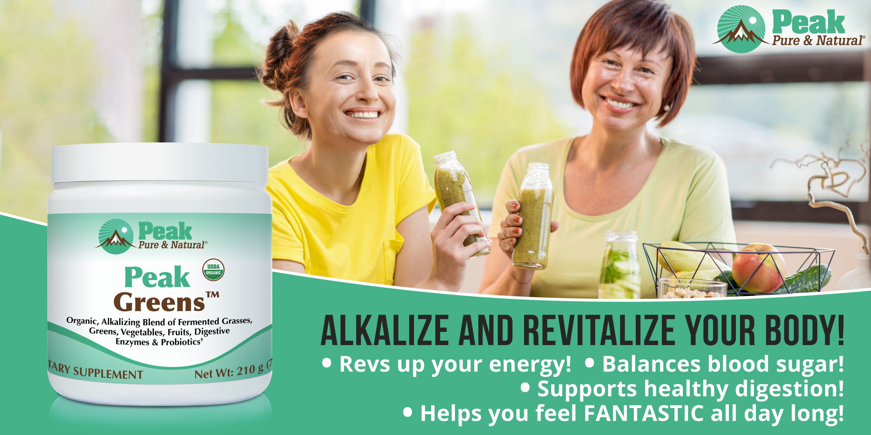 Peak Greens™ Powder | Peak Pure & Natural