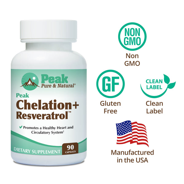 Peak Chelation+ Resveratrol™ Supplement