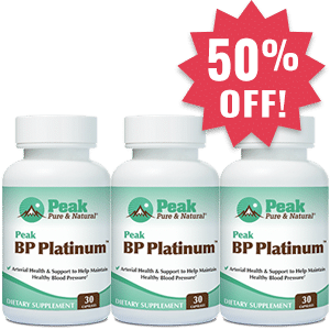 Add Three MORE Peak BP Platinum™ at 50% Off