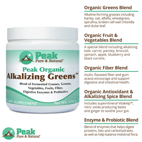 Peak Organic Alkalizing Greens™ Powder