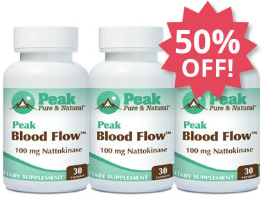 Add Three MORE Peak Blood Flow™ at 50% Off