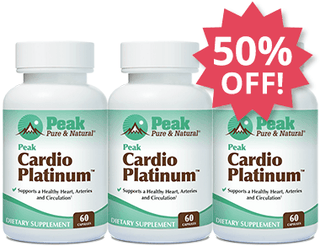 Add Three MORE Peak Cardio Platinum™ at 50% Off