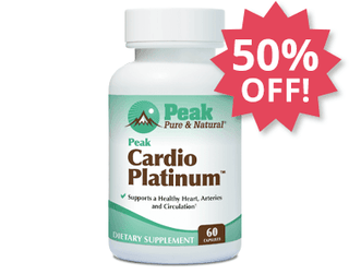 Add Six MORE Peak Cardio Platinum™ at 50% Off
