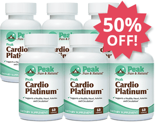 Add Six MORE Peak Cardio Platinum™ at 50% Off