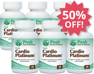 Add Six MORE Peak Cardio Platinum™ at 50% Off