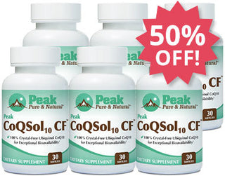 Add Six MORE Peak CoQSol10 CF™ at 50% Off