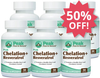 Add Six MORE Peak Chelation+ Resveratrol™ at 50% Off