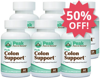 Add Six MORE Peak Colon Support™ at 50% Off
