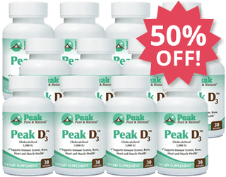 Add Twelve Peak D3™ at 50% Off