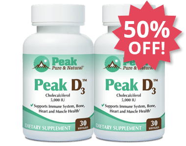 Add Two MORE Peak D3™ at 50% Off