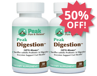 Add Two Peak Digestion™ at 50% Off