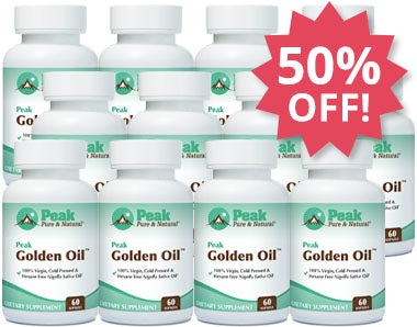 Add Twelve Peak Golden Oil™ at 50% Off