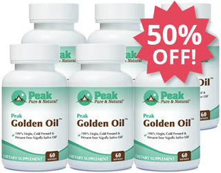 Add Six Peak Golden Oil™ at 50% Off