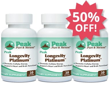 Add Three MORE Peak Longevity Platinum™ at 50% Off