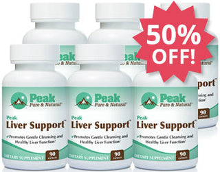 Add Six MORE Peak Liver Support™ at 50% Off