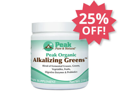 Add One MORE Peak Organic Alkalizing Greens™ at 25% Off