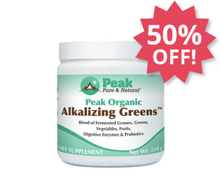 Add One Peak Organic Alkalizing Greens™ at 50% Off