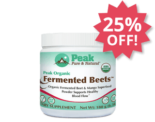 Add One MORE Peak Organic Fermented Beets™ at 25% Off