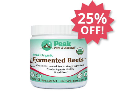 Add One MORE Peak Organic Fermented Beets™ at 25% Off