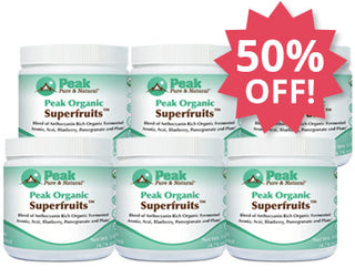 Add Six MORE Peak Organic Superfruits™ at 50% Off