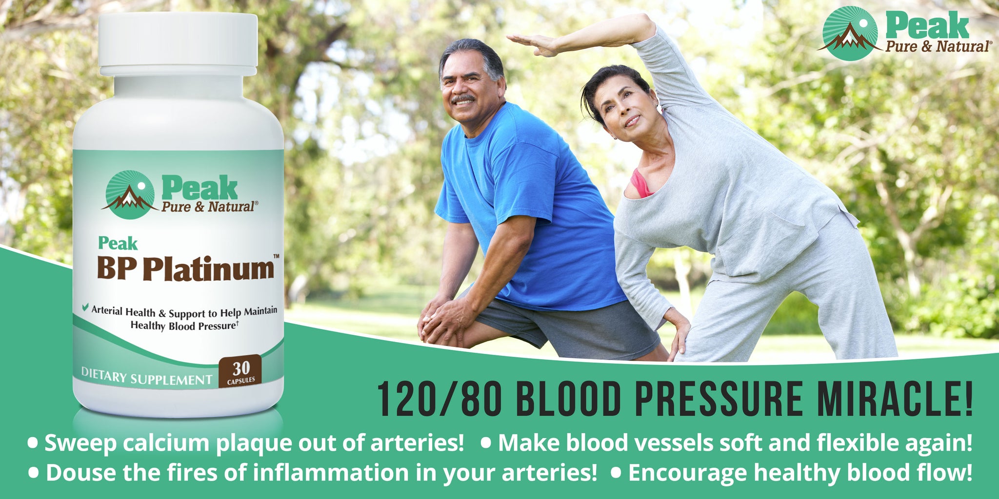 Peak BP Platinum™ Supplement | Peak Pure & Natural