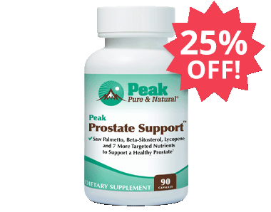 Add One MORE Peak Prostate Support™ at 25% Off