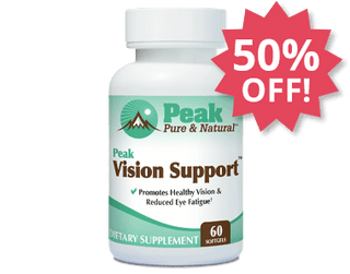 Add One Peak Vision Support™ at 50% Off