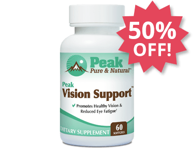 Add One Peak Vision Support™ at 50% Off