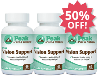 Add Three Peak Vision Support™ at 50% Off